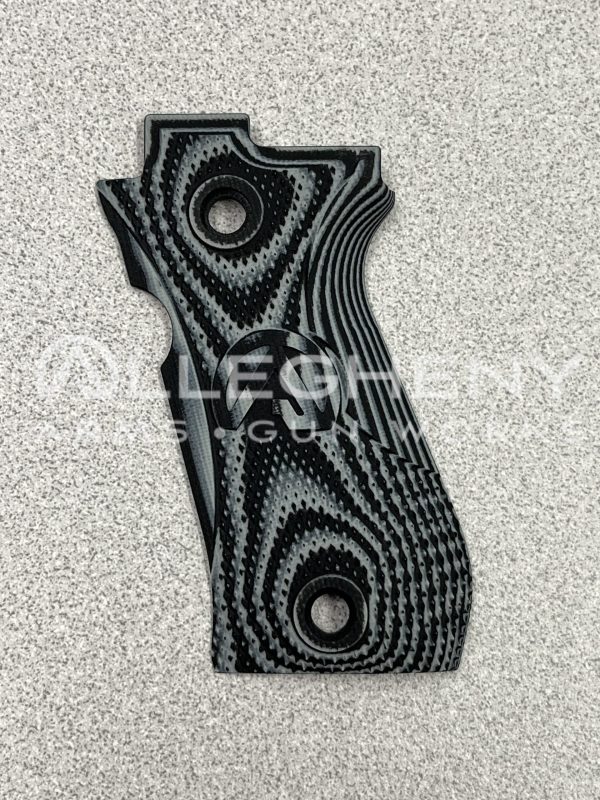 AGW Logo G10 Grey Grips for Beretta 81/84