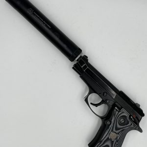 Beretta Medallion Logo G10 Grey Grips for Beretta 81/84