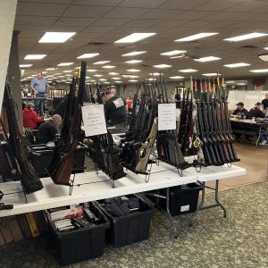 Rifles at a gun bash