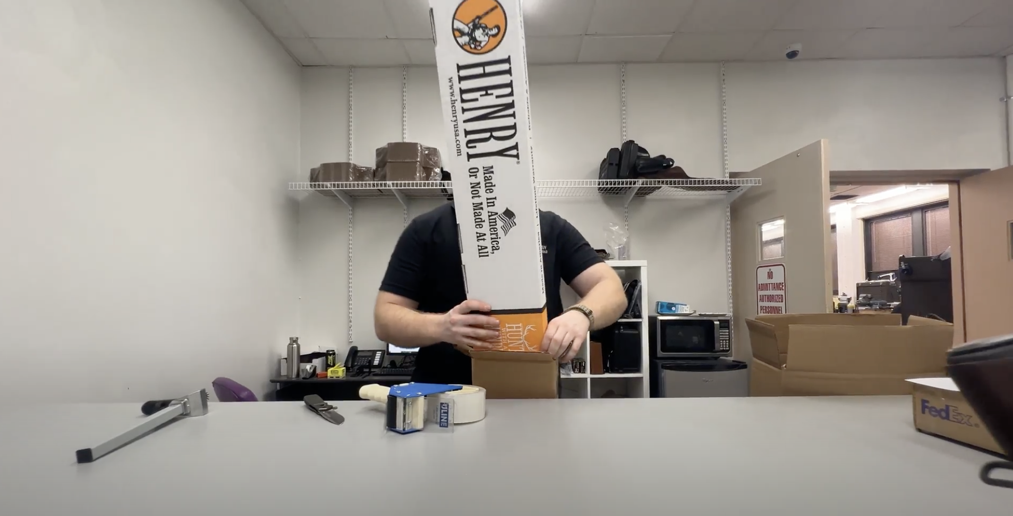 Outbound firearm shipping