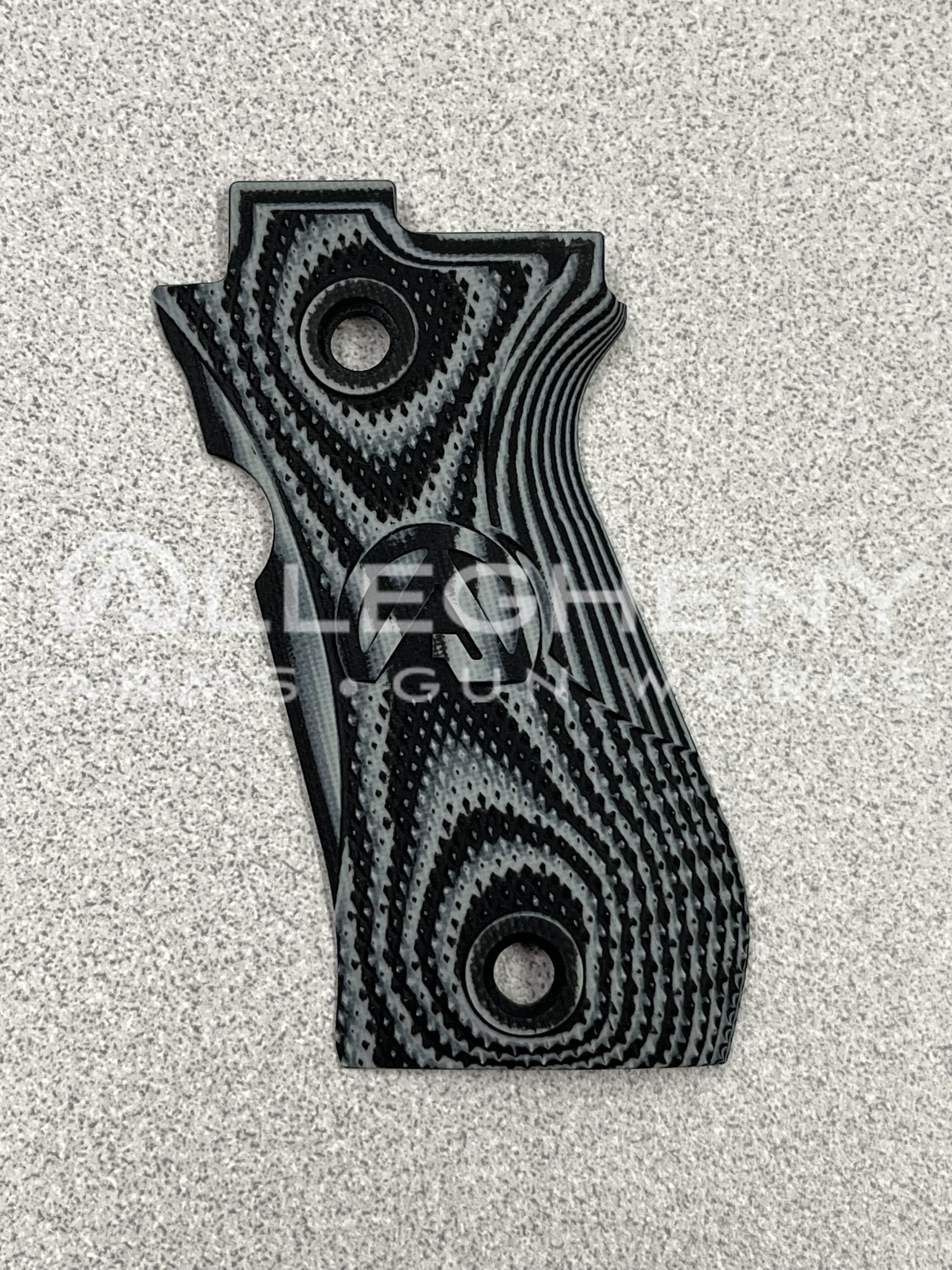 AGW Logo G10 Grey Grips for Beretta 80X