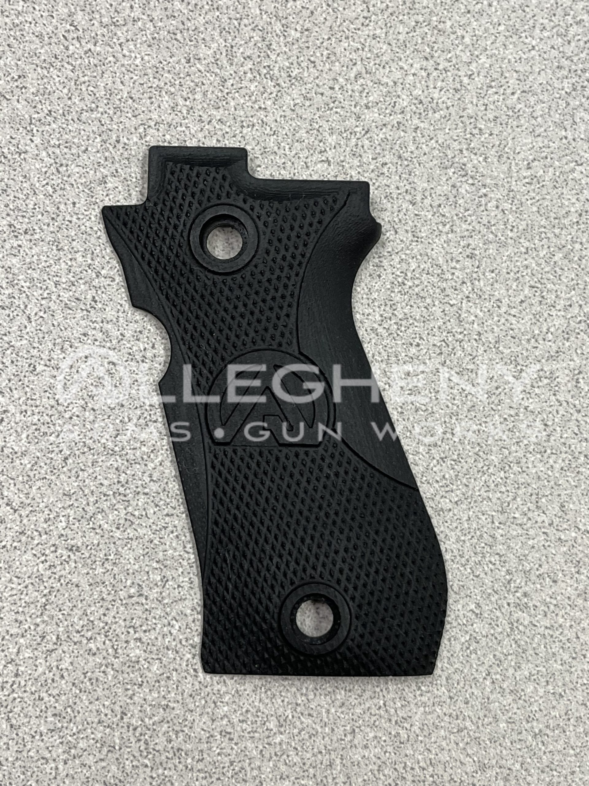AGW Logo G10 Black Grips for Beretta 81/84